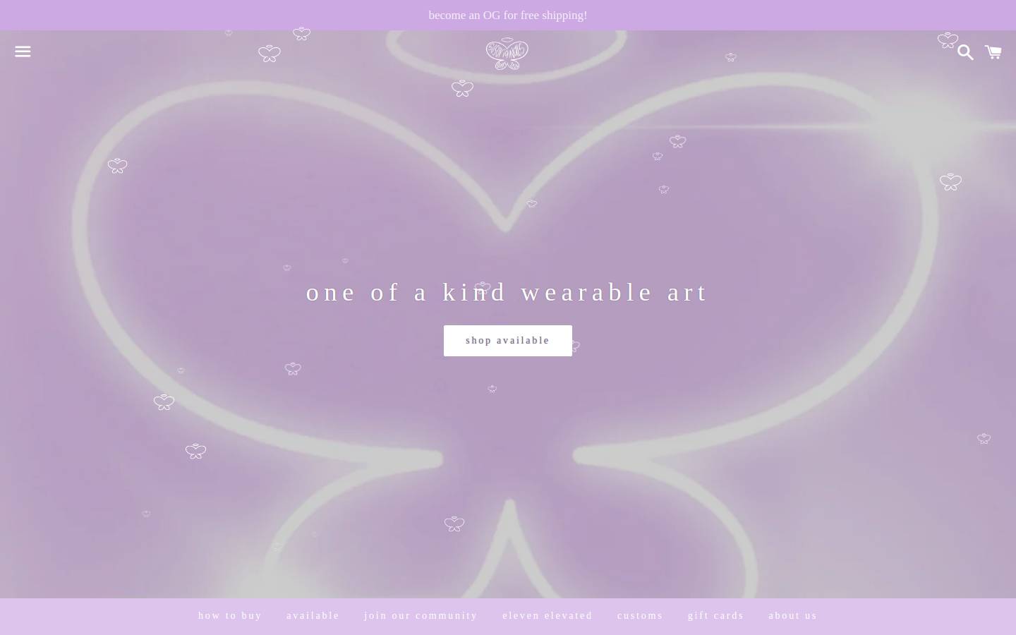 susoriginals.com homepage screenshot