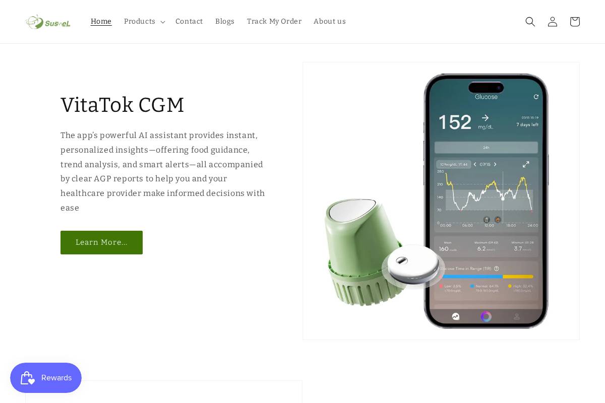 suswel.in homepage screenshot