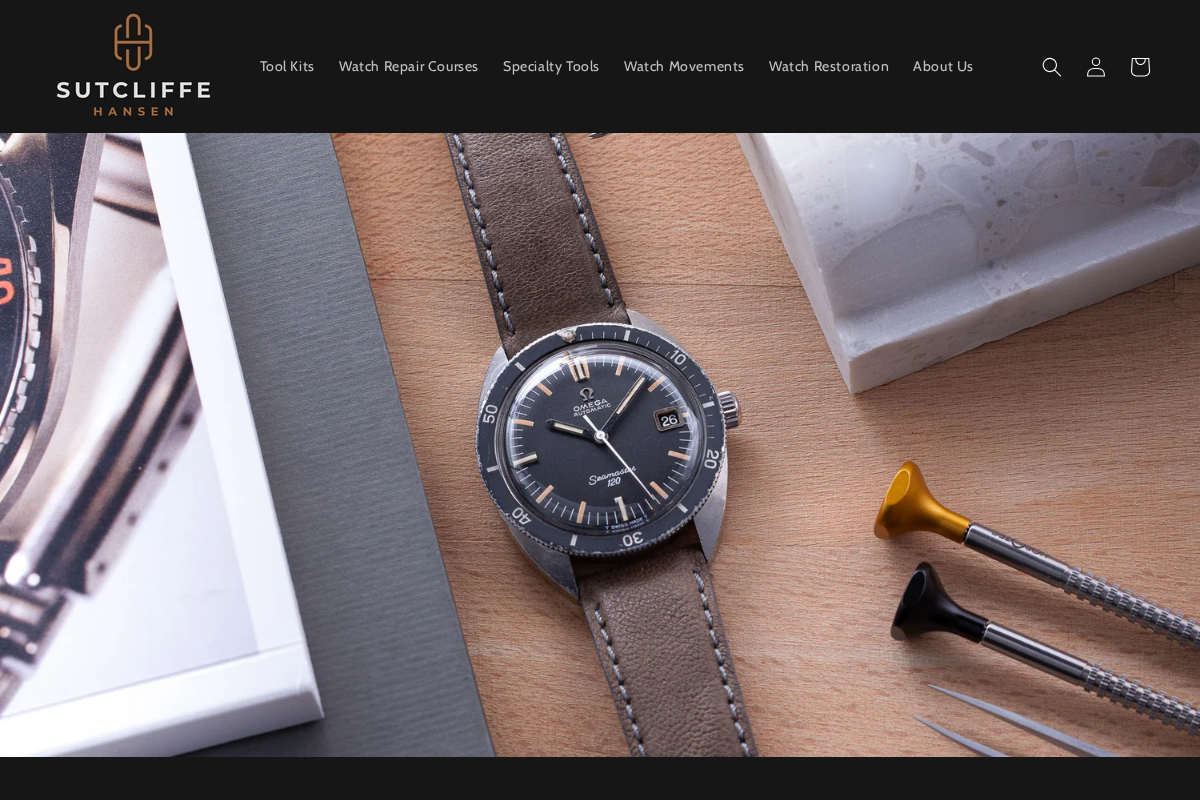 sutcliffehansen homepage screenshot