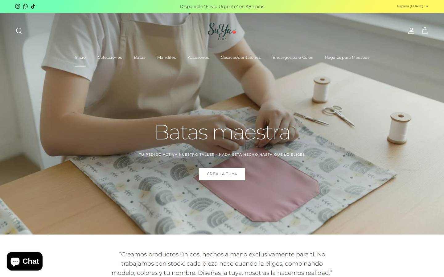 suyashop.com homepage screenshot