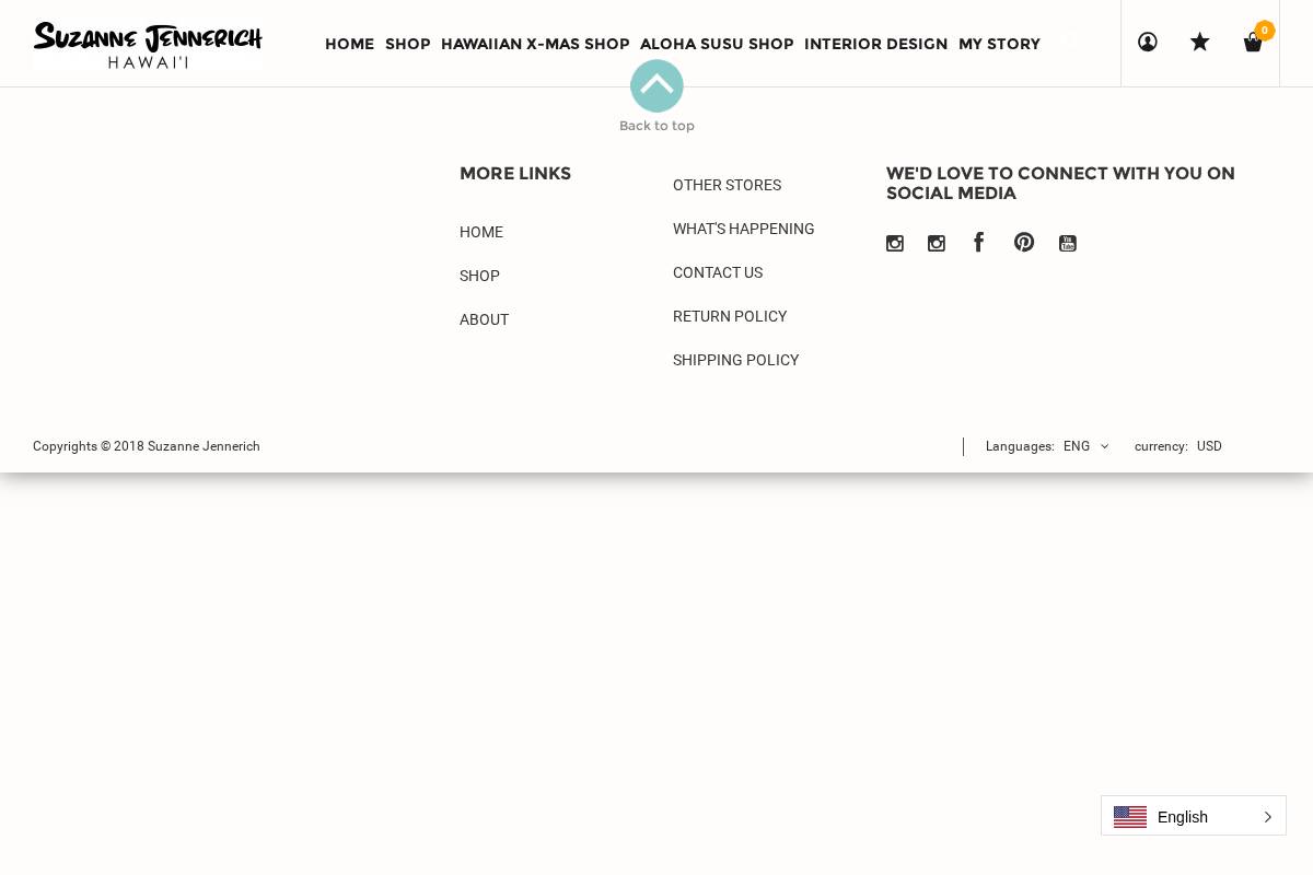 suzannejennerich.com homepage screenshot