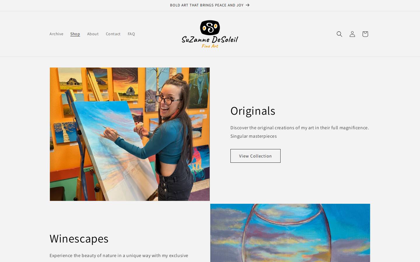 suzanneleechetwood.com homepage screenshot