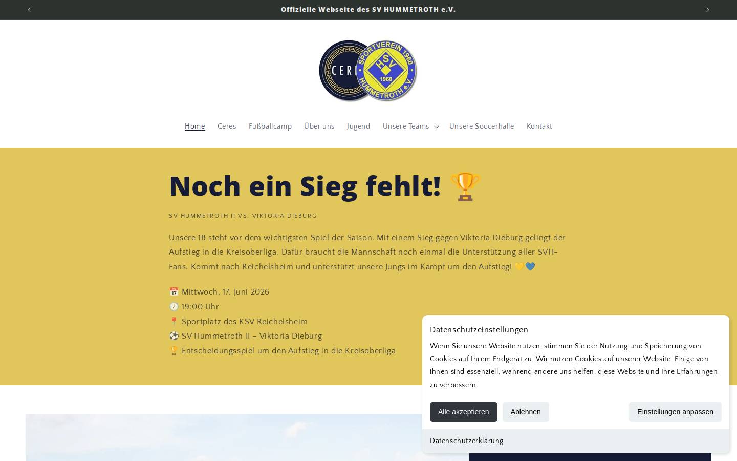 svceres.de homepage screenshot