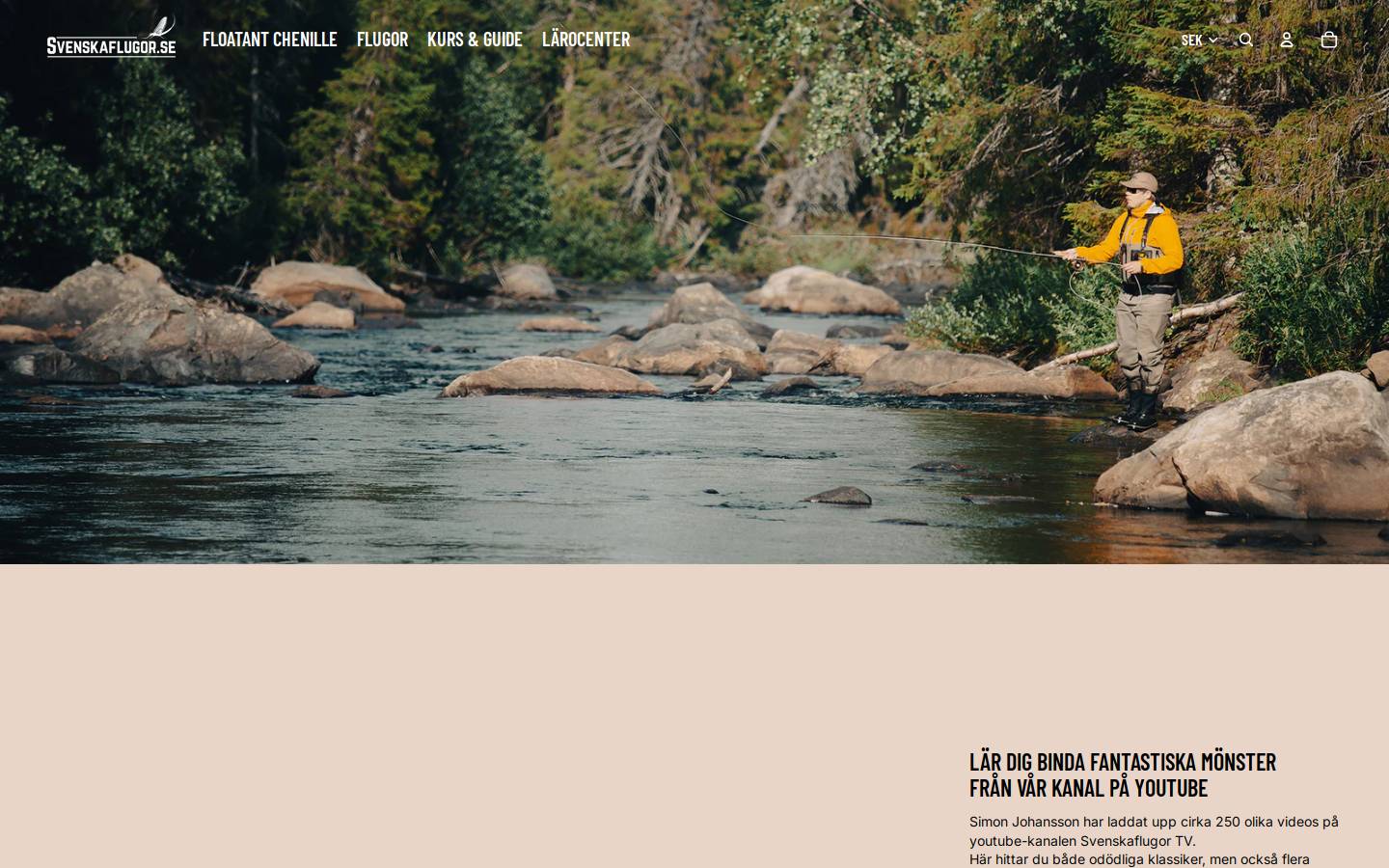 svenskaflugor.se homepage screenshot