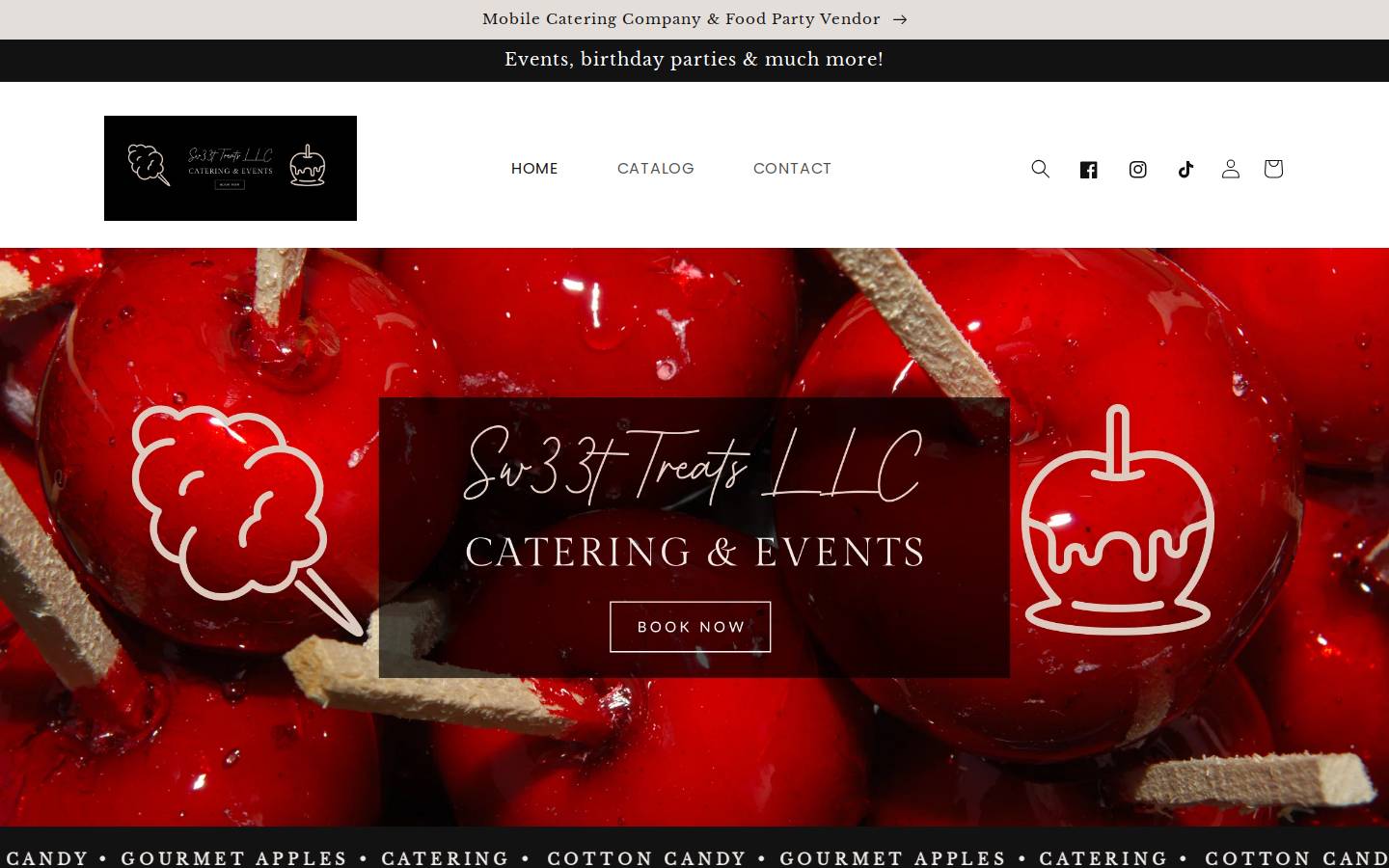 sw33ttreatsllc.com homepage screenshot