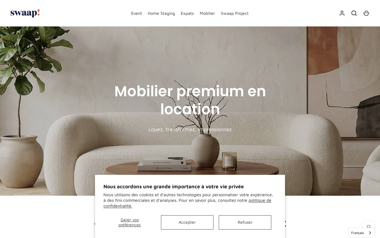 swaap.ch homepage screenshot