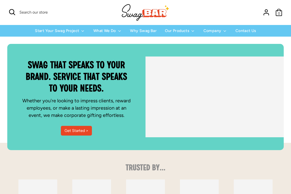 swagbar.com homepage screenshot