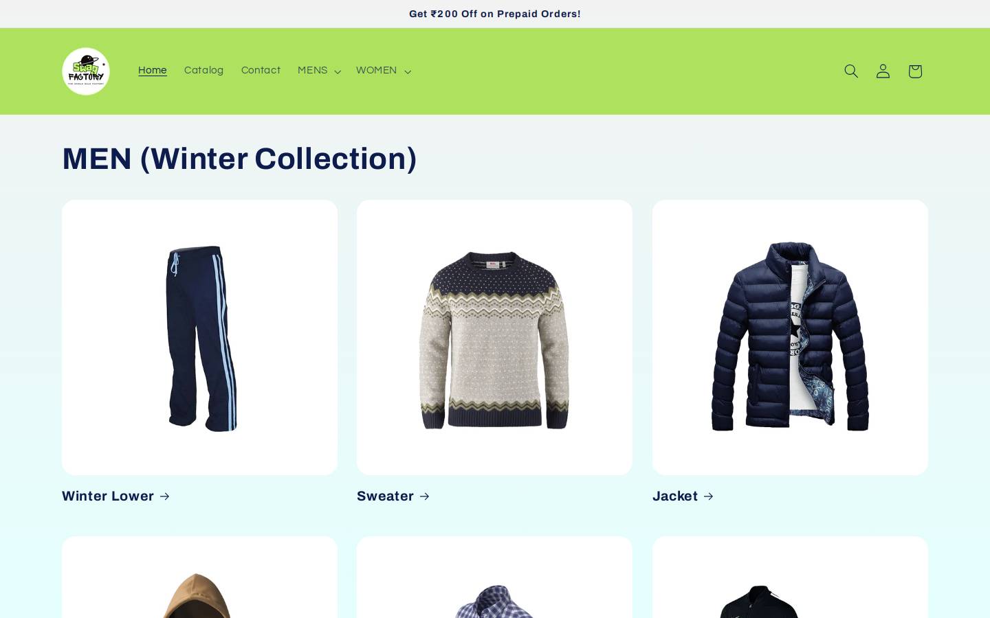 swagfactory.in homepage screenshot