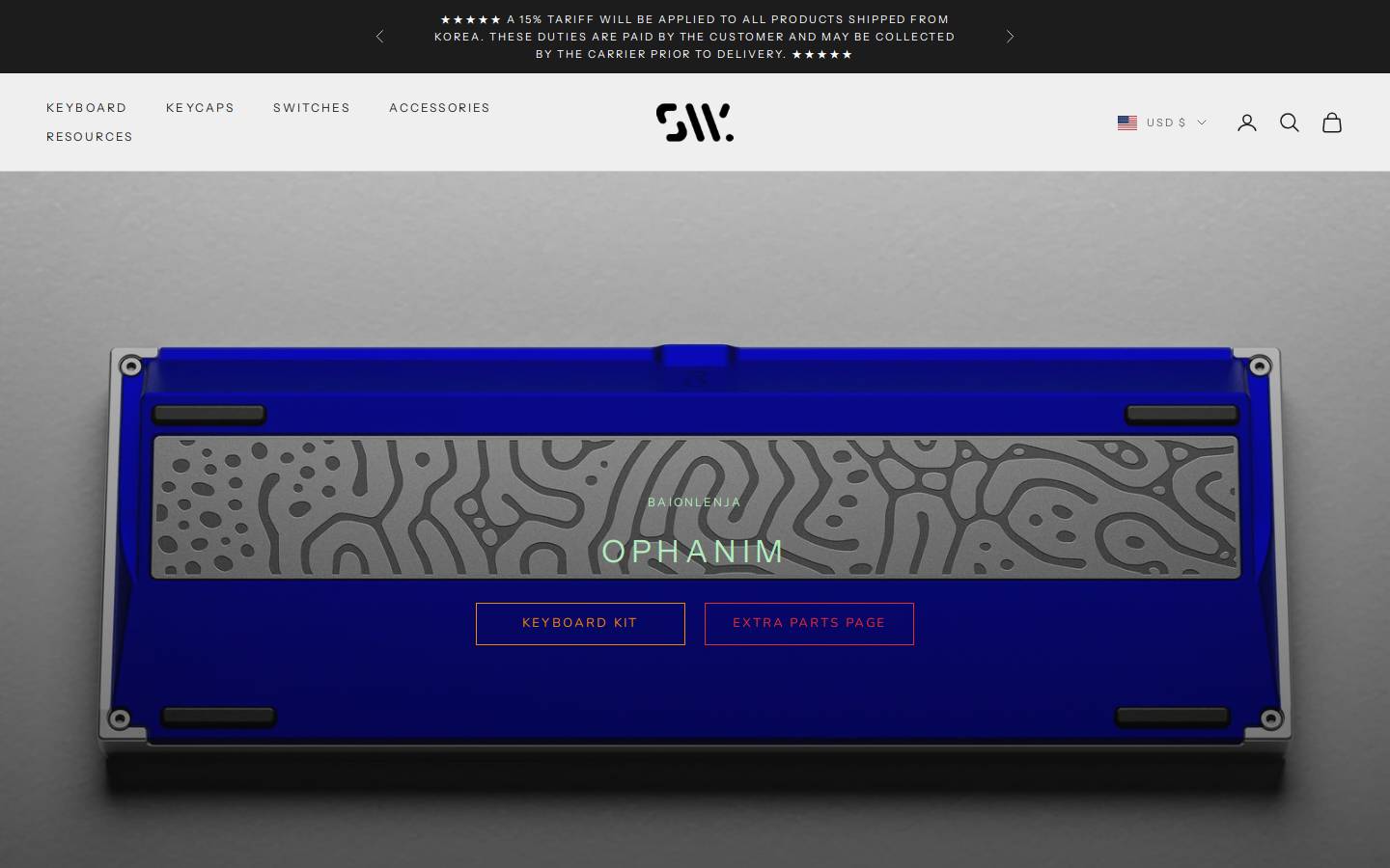 swagkeys.com homepage screenshot