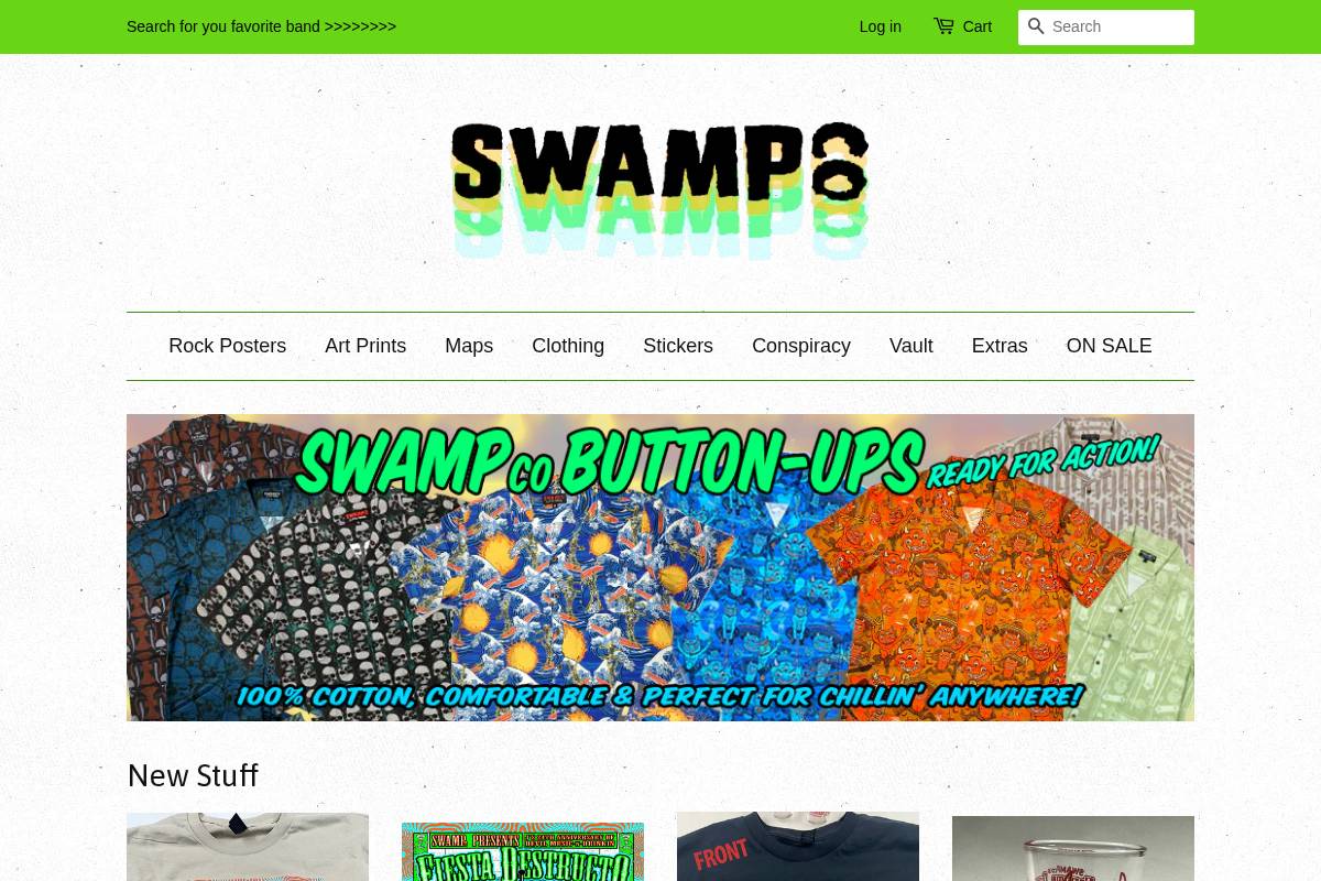 swampco.com homepage screenshot