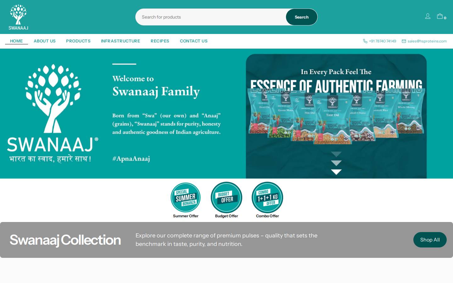 swanaaj.com homepage screenshot