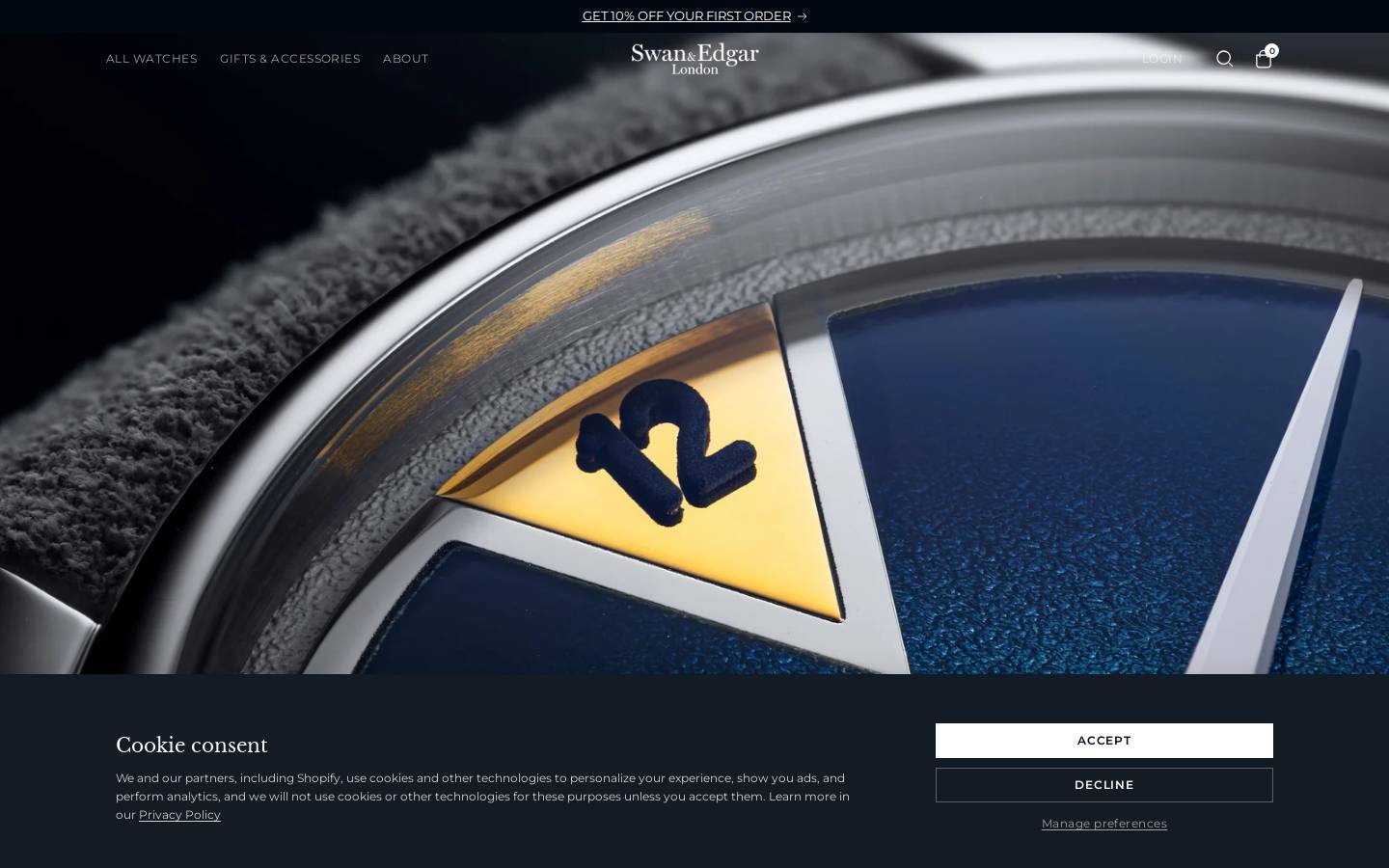 Swanandedgar homepage screenshot