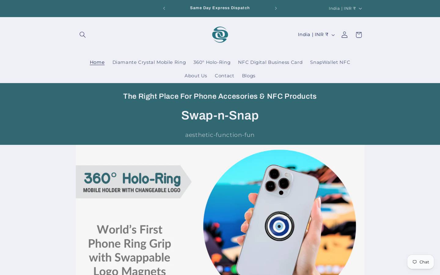 swapnsnap.com homepage screenshot