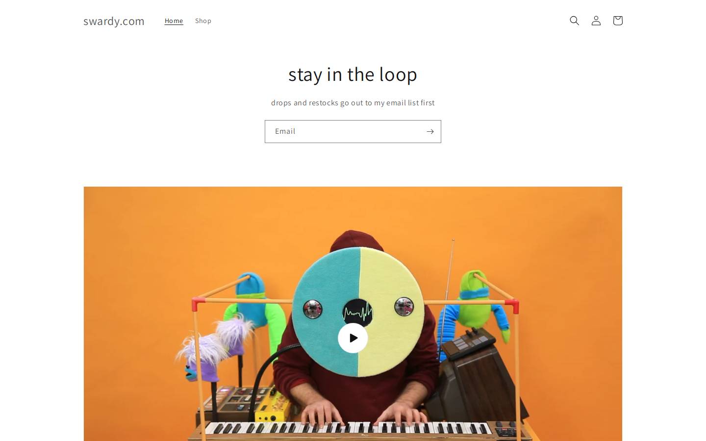 swardy.com homepage screenshot