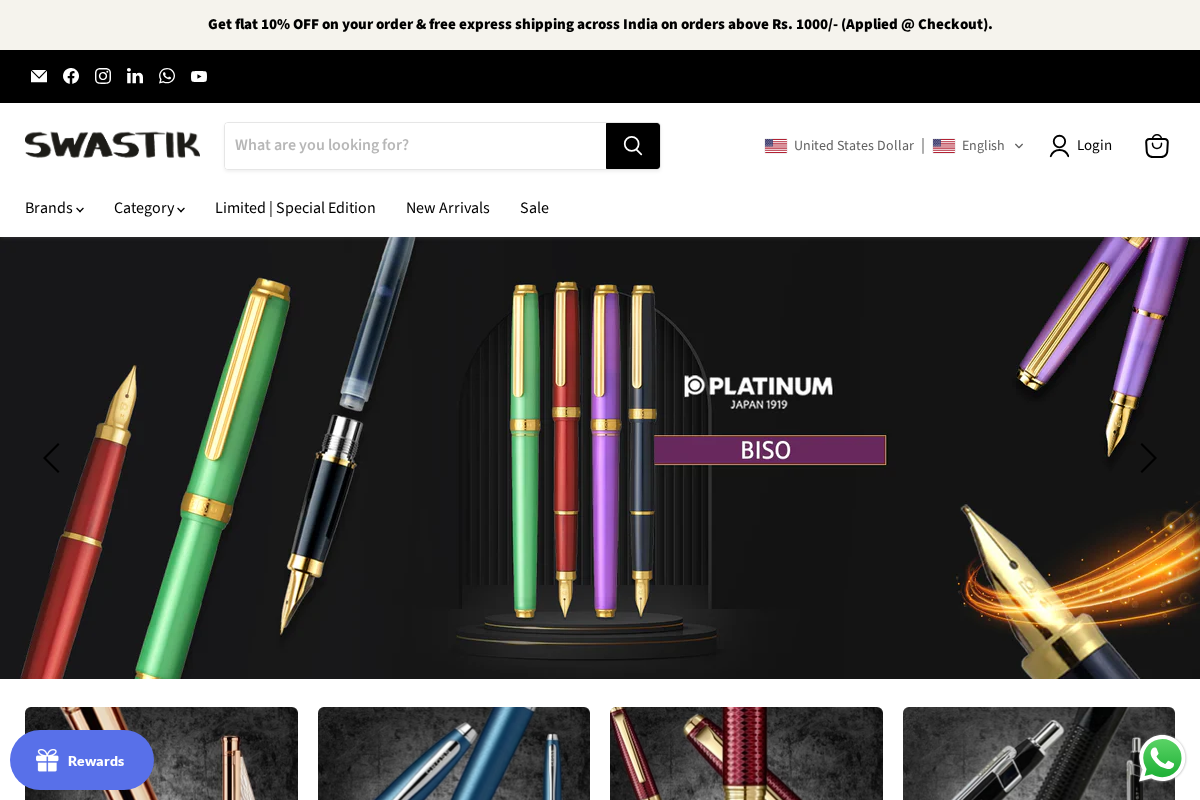 SWASTIK penn homepage screenshot