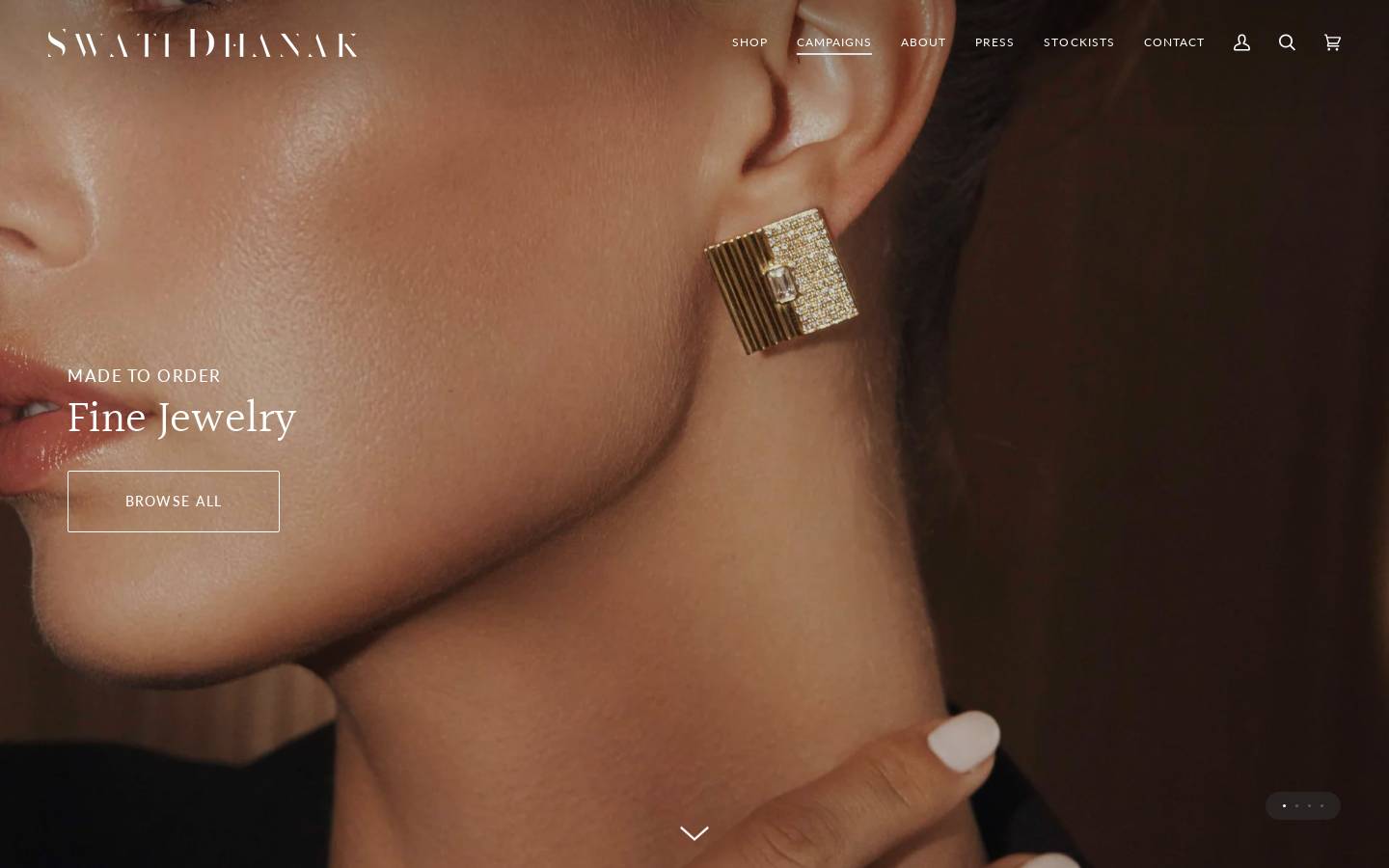 swatidhanak.com homepage screenshot