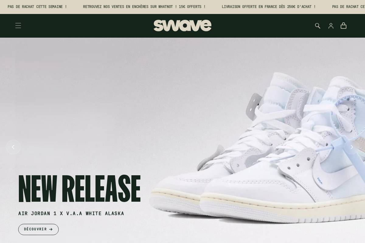 swave.shop homepage screenshot