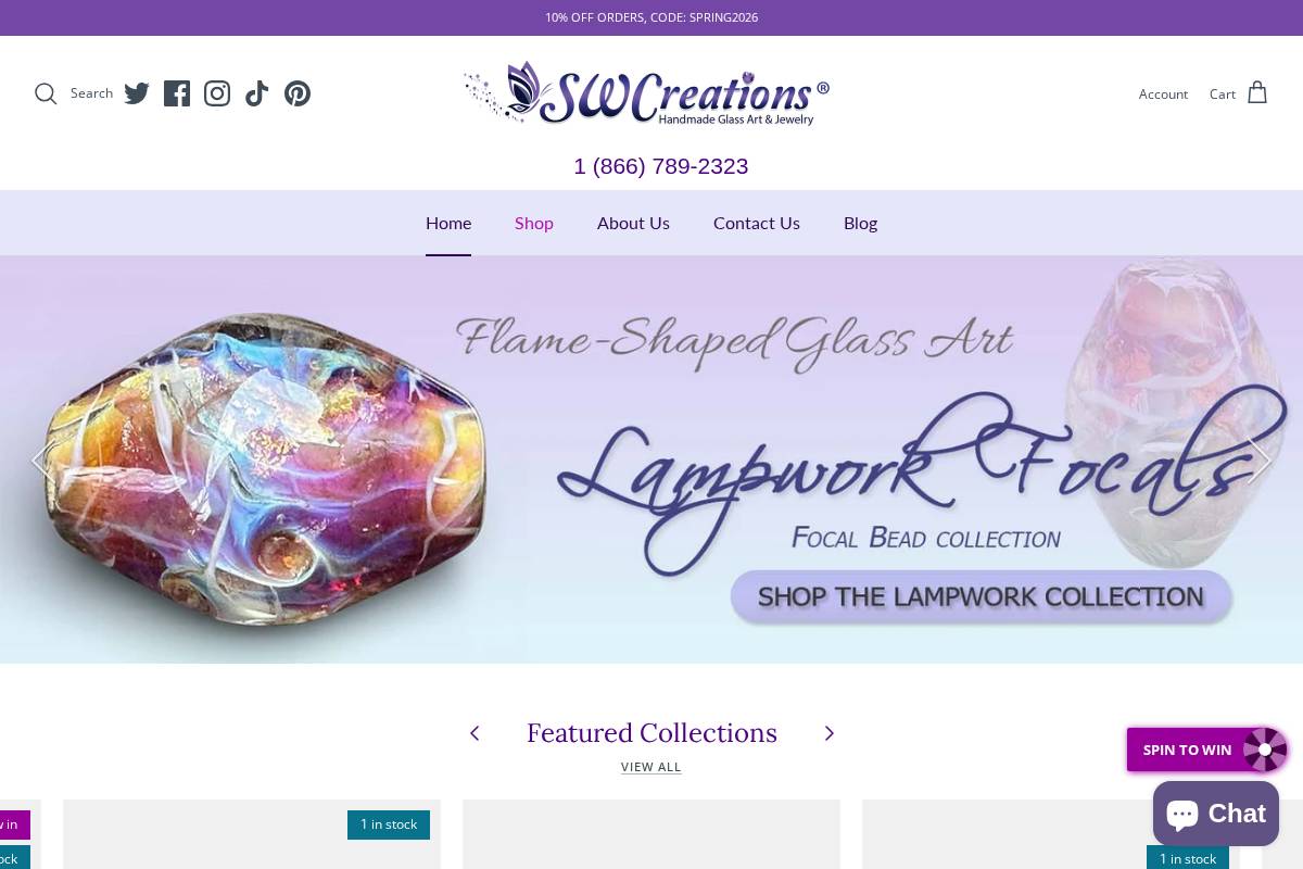 swcreations.net homepage screenshot