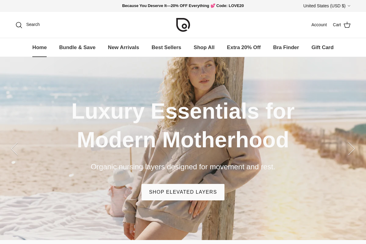 Sweat & Milk homepage screenshot