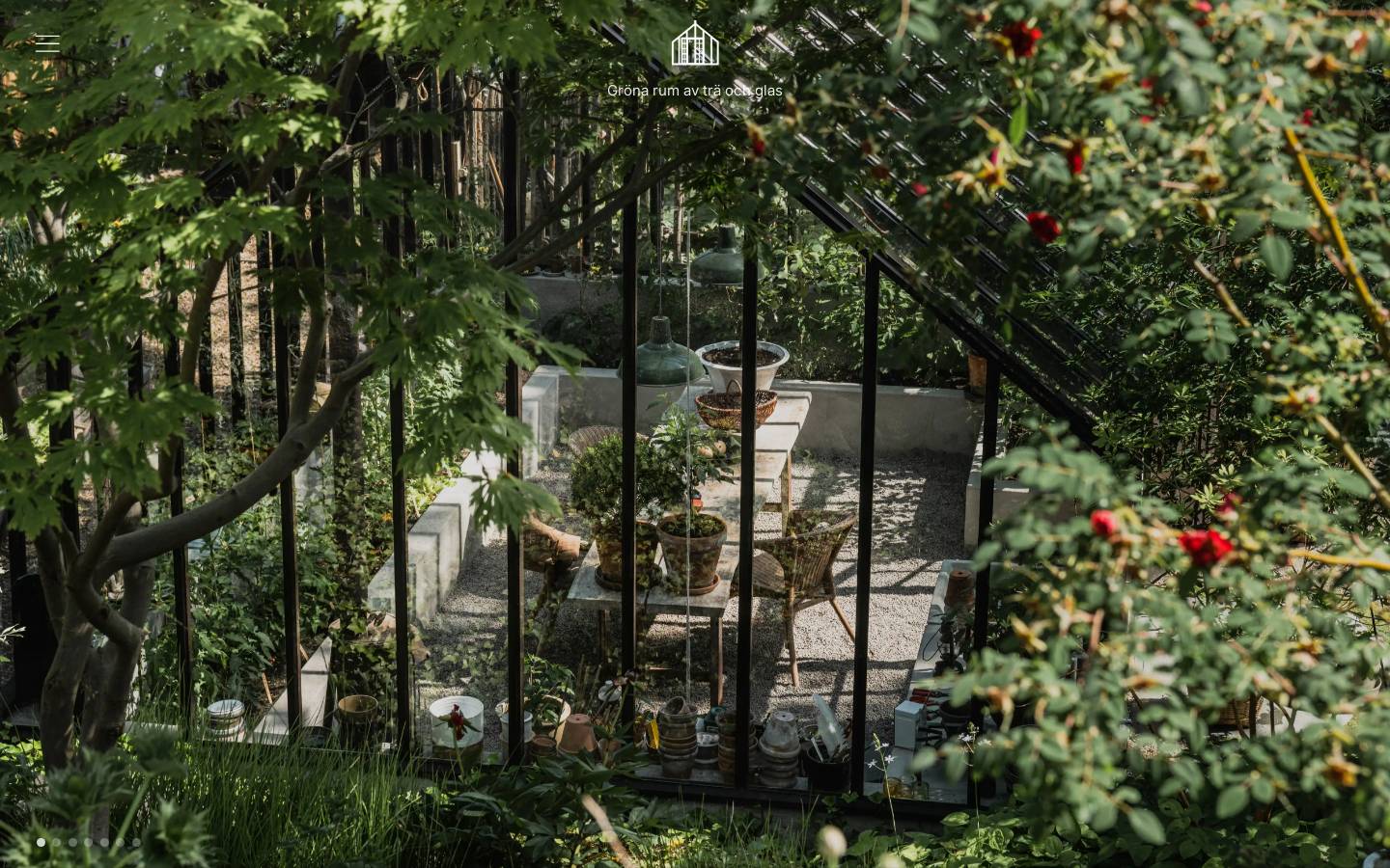 swedengreenhouse.com homepage screenshot