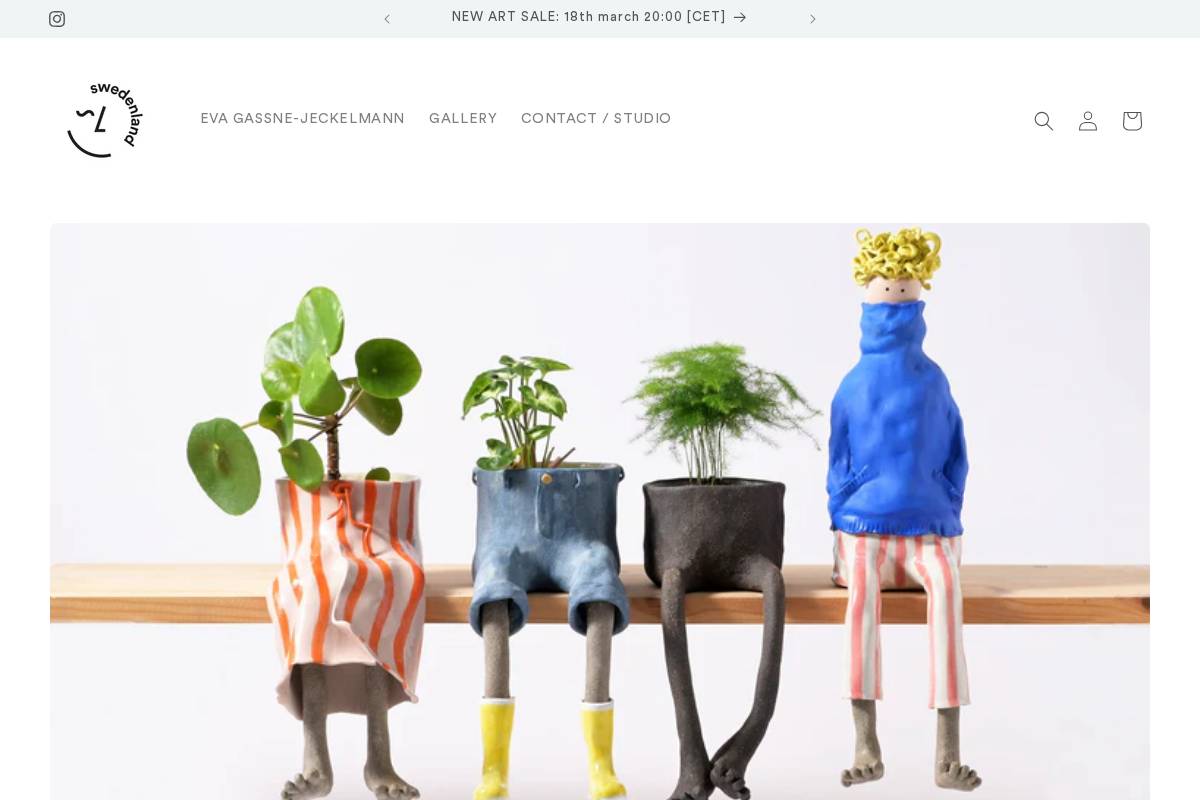 swedenland.se homepage screenshot