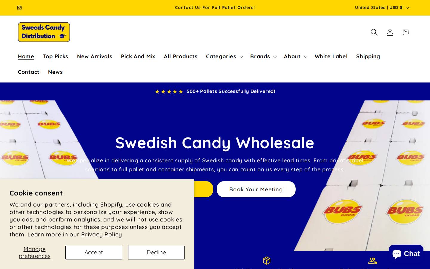 swedish-fish.com homepage screenshot