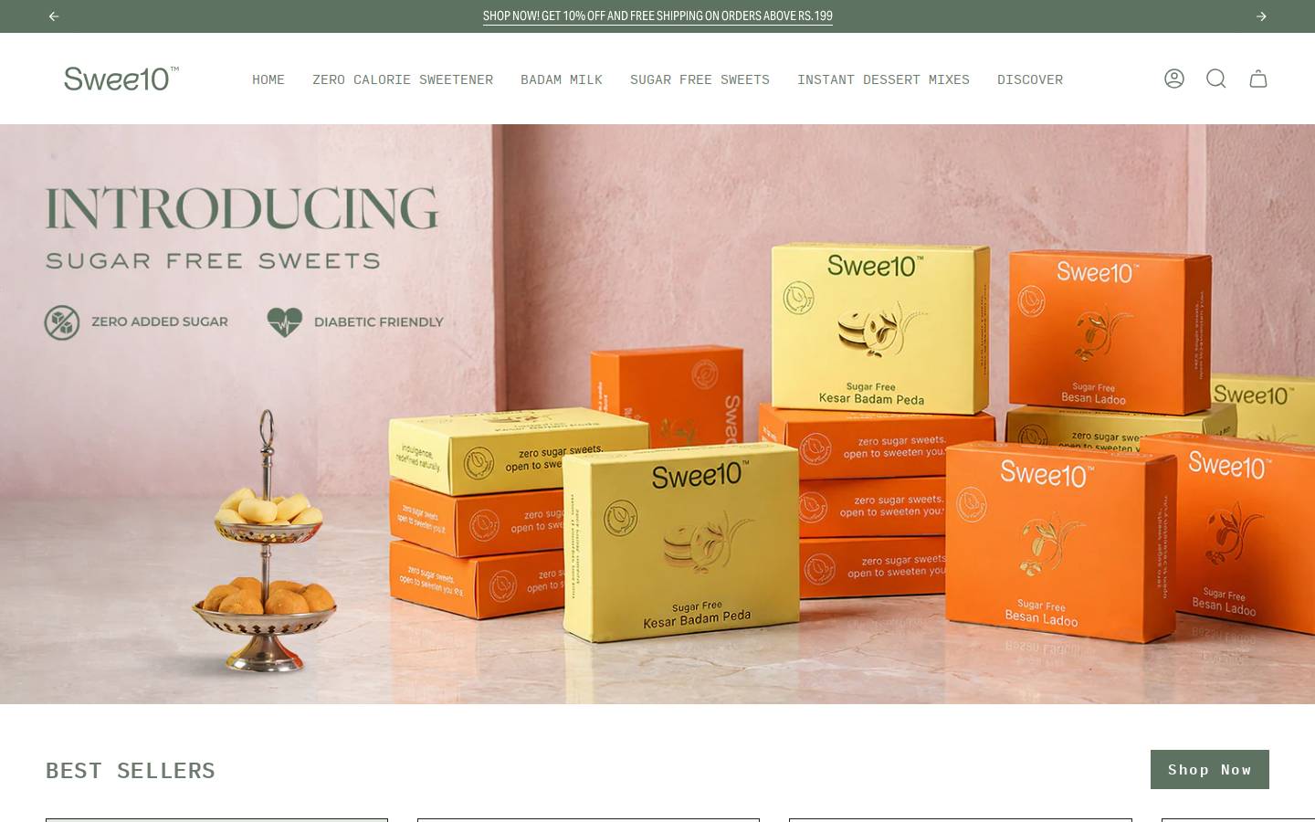 swee10.com homepage screenshot