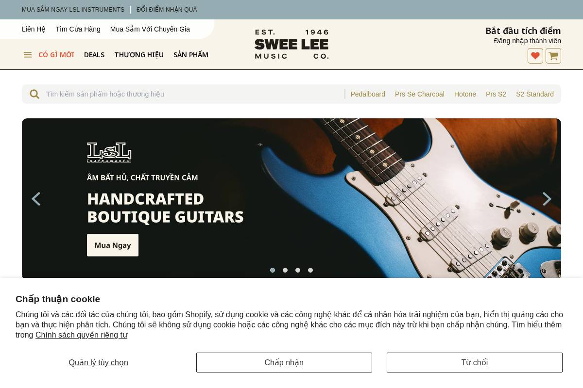 sweelee.com.vn homepage screenshot