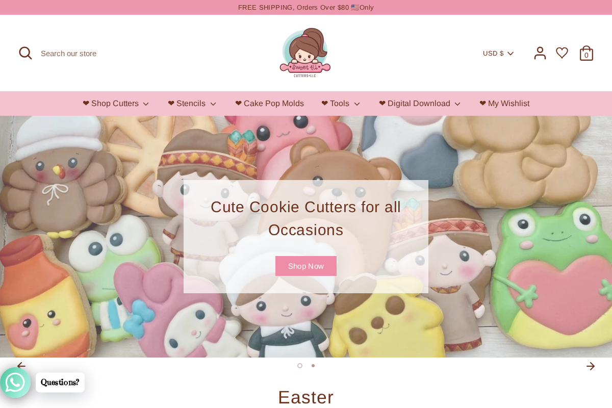 sweet4ucutters.com homepage screenshot