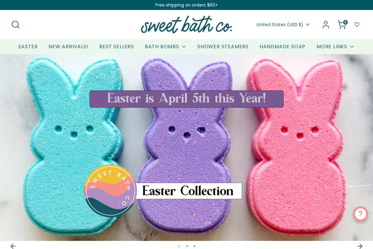 sweetbath.co homepage screenshot