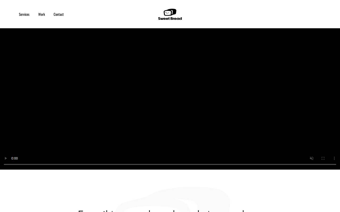 sweetbread.co homepage screenshot