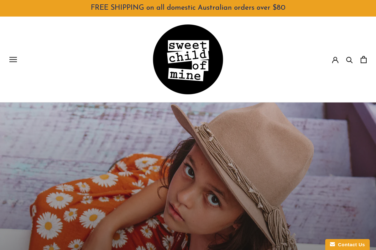 sweetchildofmine.com.au homepage screenshot