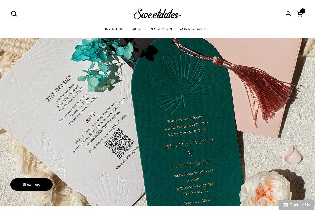 sweetdatesprints.com homepage screenshot