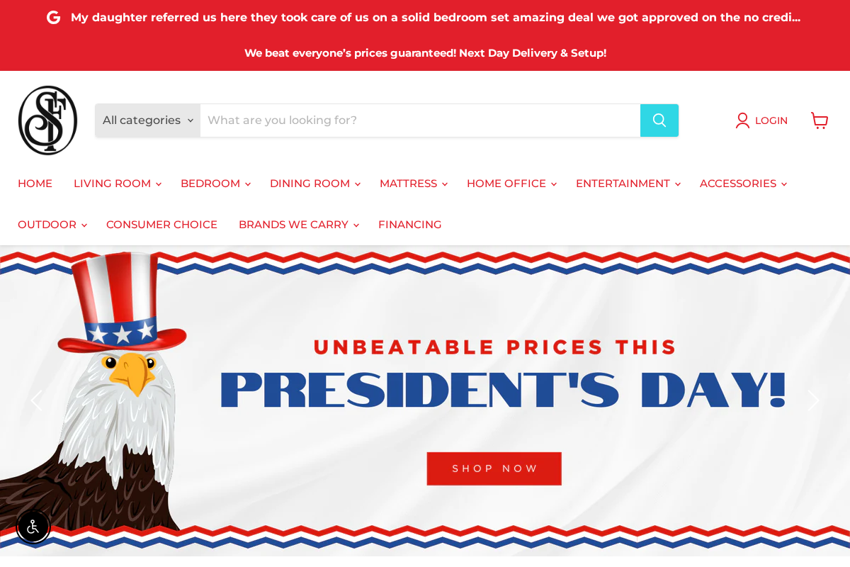 Sweet Furniture (Columbus, Ohio) homepage screenshot