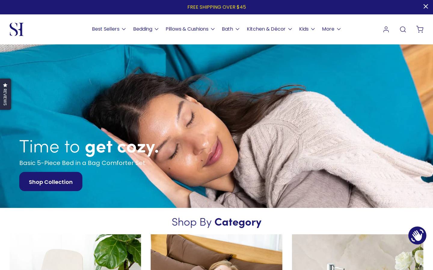 sweethomecollections.com homepage screenshot