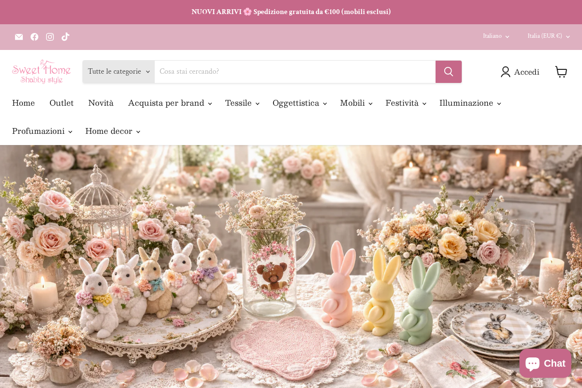 Sweethomeshabbystyle homepage screenshot