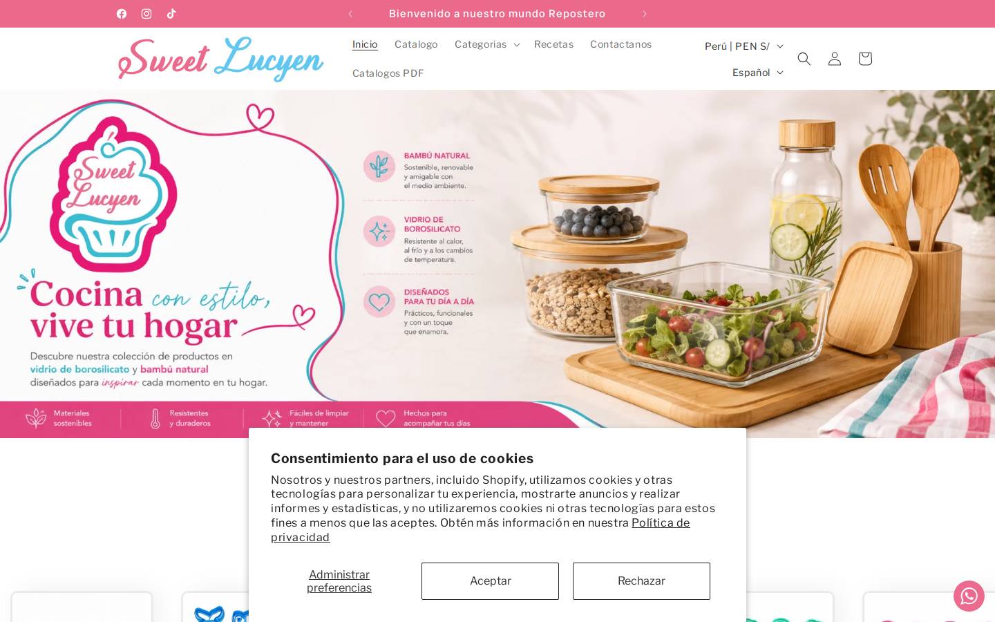 sweetlucyen.com homepage screenshot