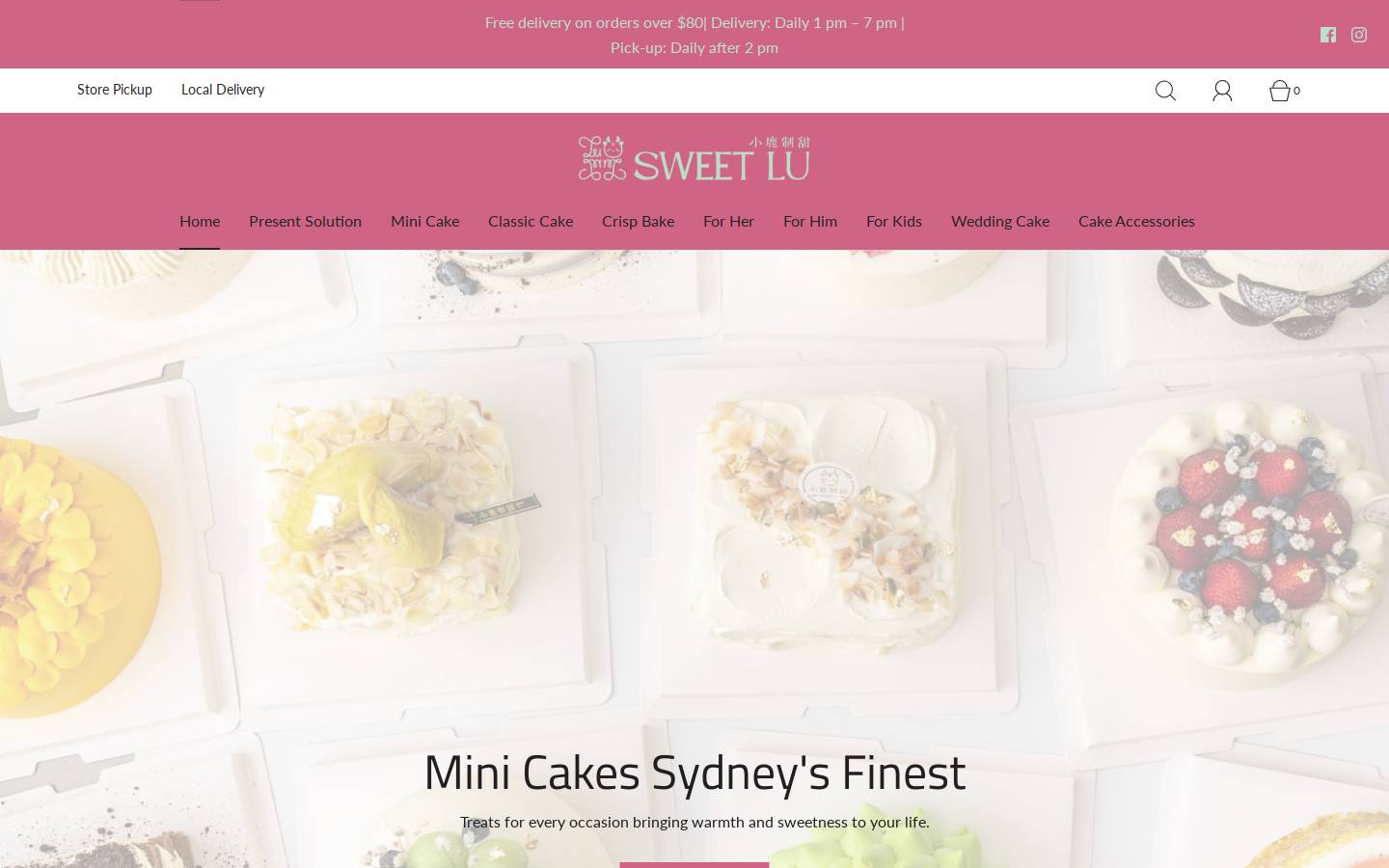sweetlusydney.com.au homepage screenshot