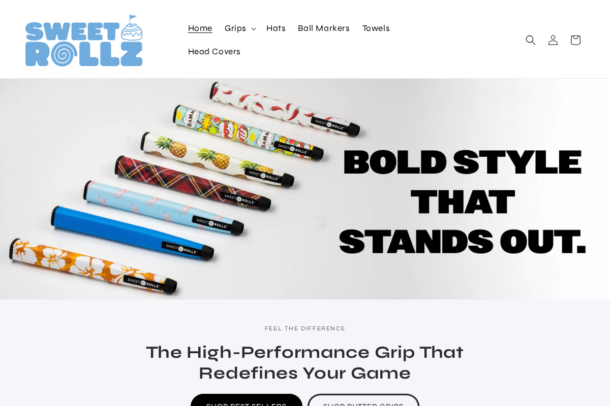 sweetrollzgolf.com homepage screenshot