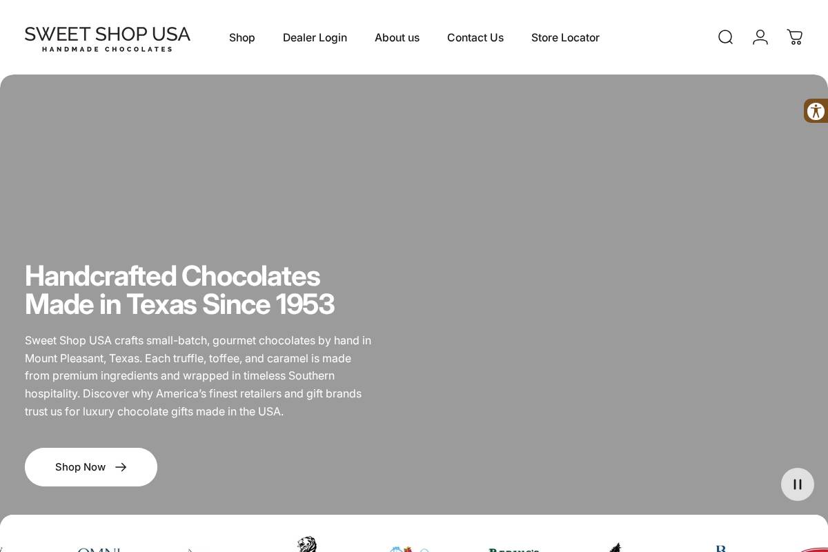 sweetshopusa.com homepage screenshot
