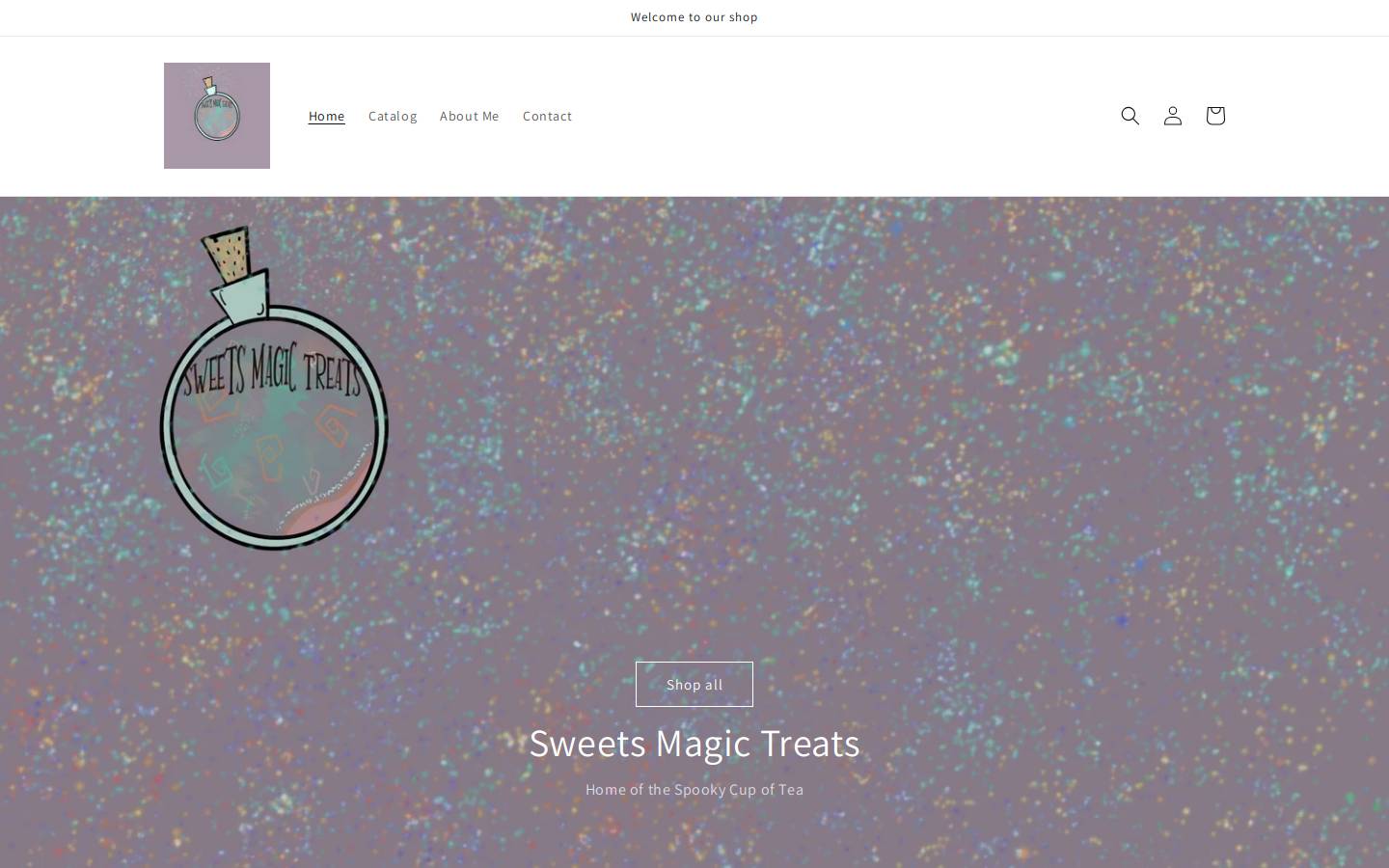 sweetsmagictreats.org homepage screenshot
