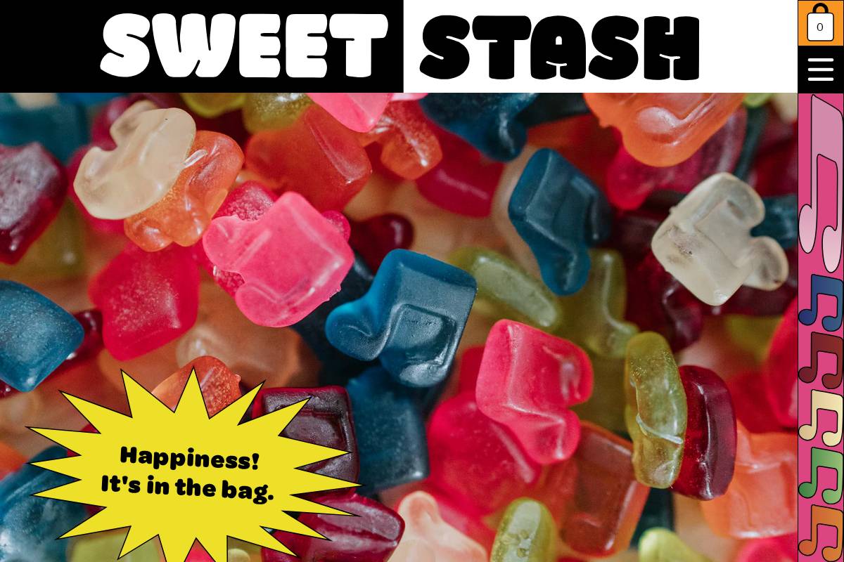 sweetstash.com homepage screenshot