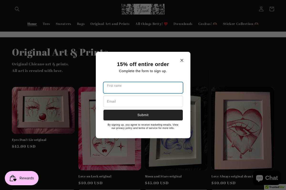 sweetsukar.shop homepage screenshot