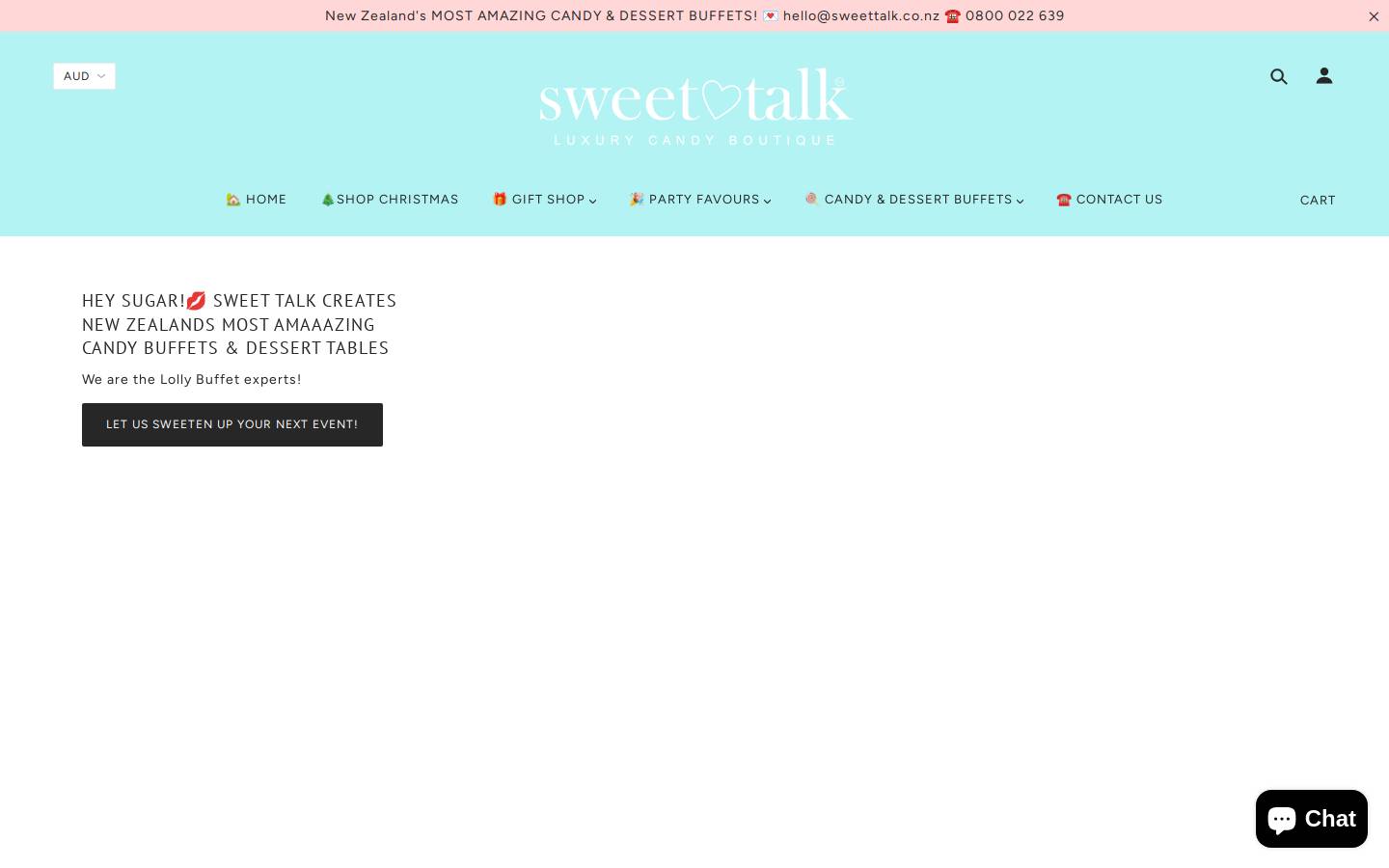 sweettalk.co.nz homepage screenshot