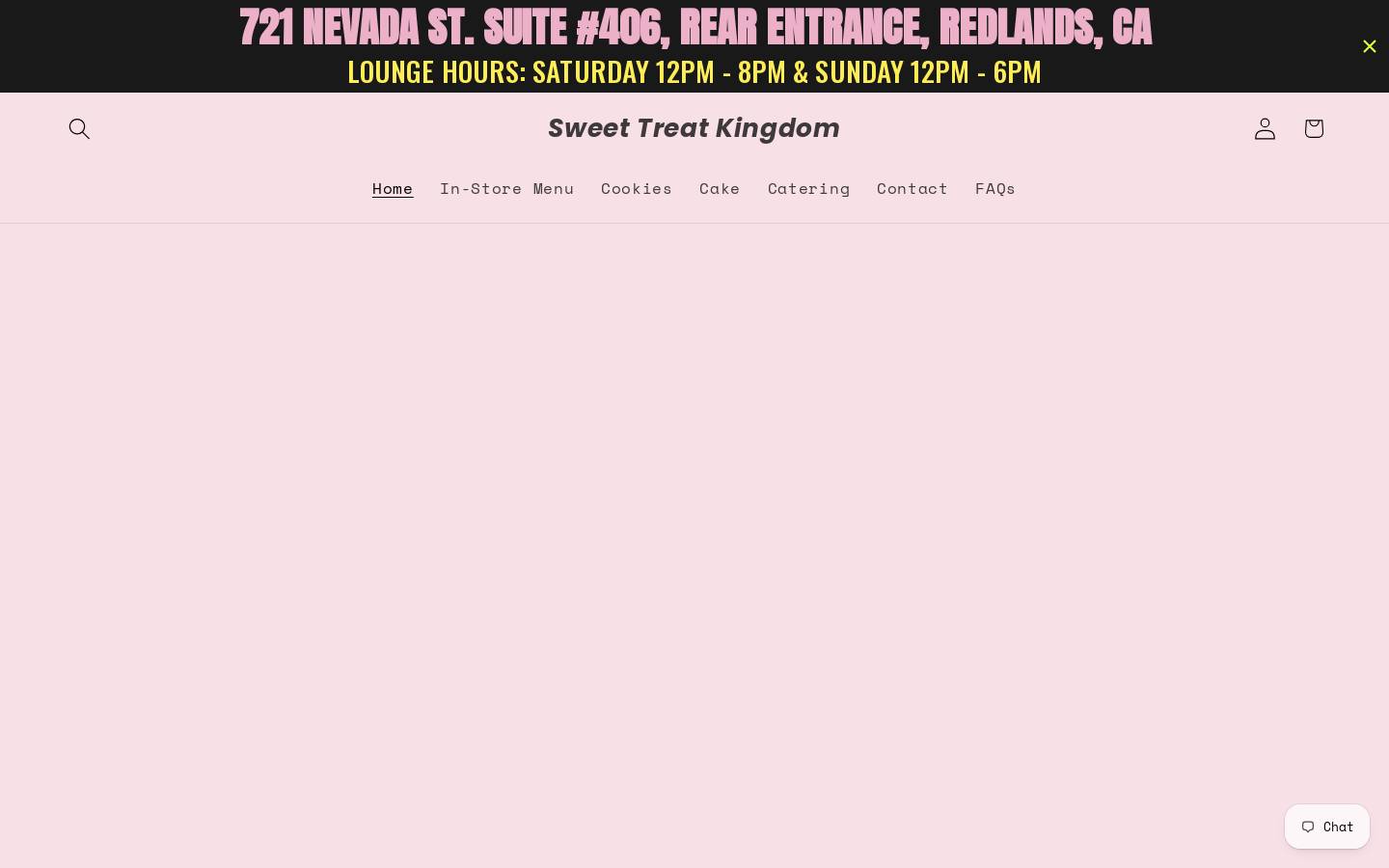 sweettreatkingdom.com homepage screenshot