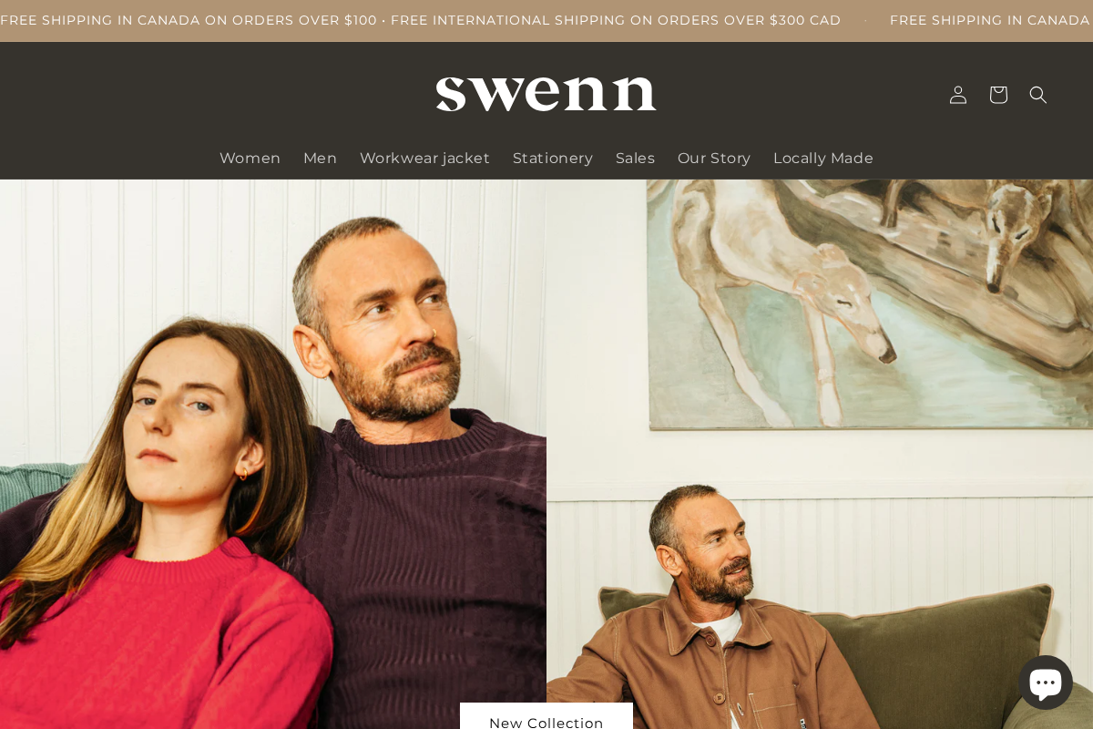 swenn.ca homepage screenshot