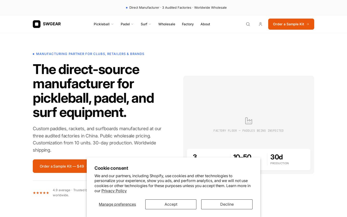 swgears.com homepage screenshot