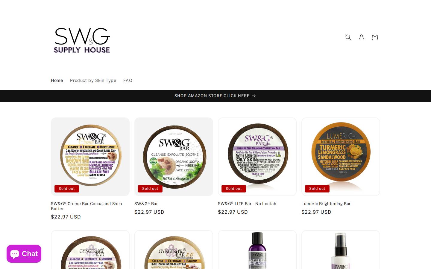 swgsupplyhouse.com homepage screenshot