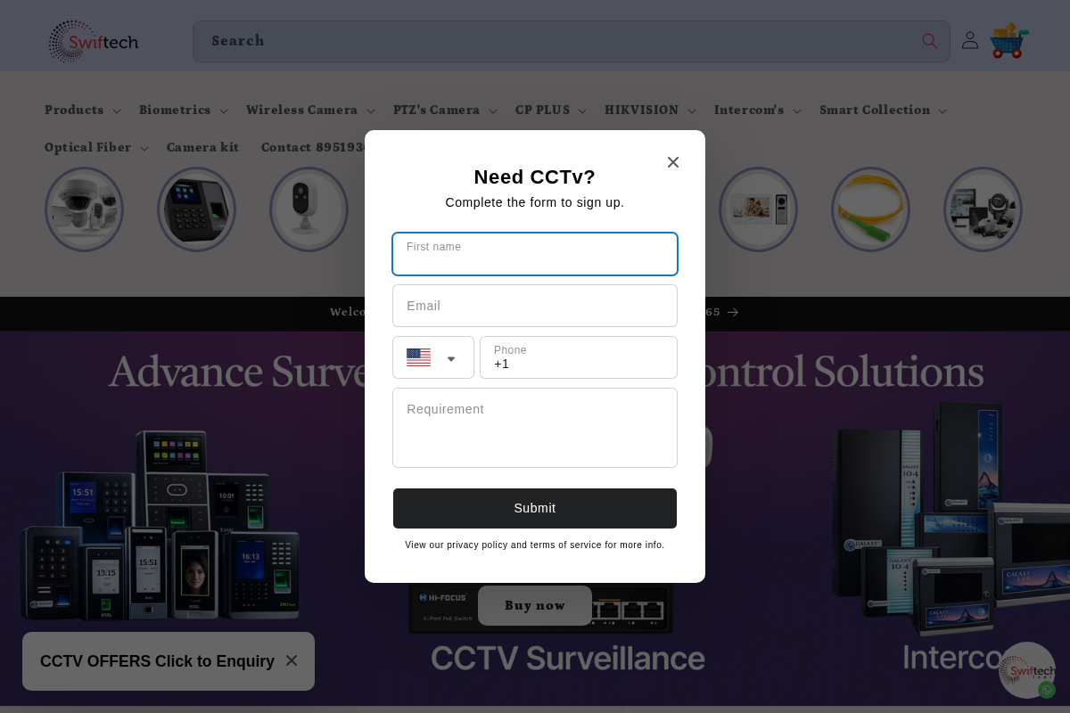 swiftechindia.in homepage screenshot