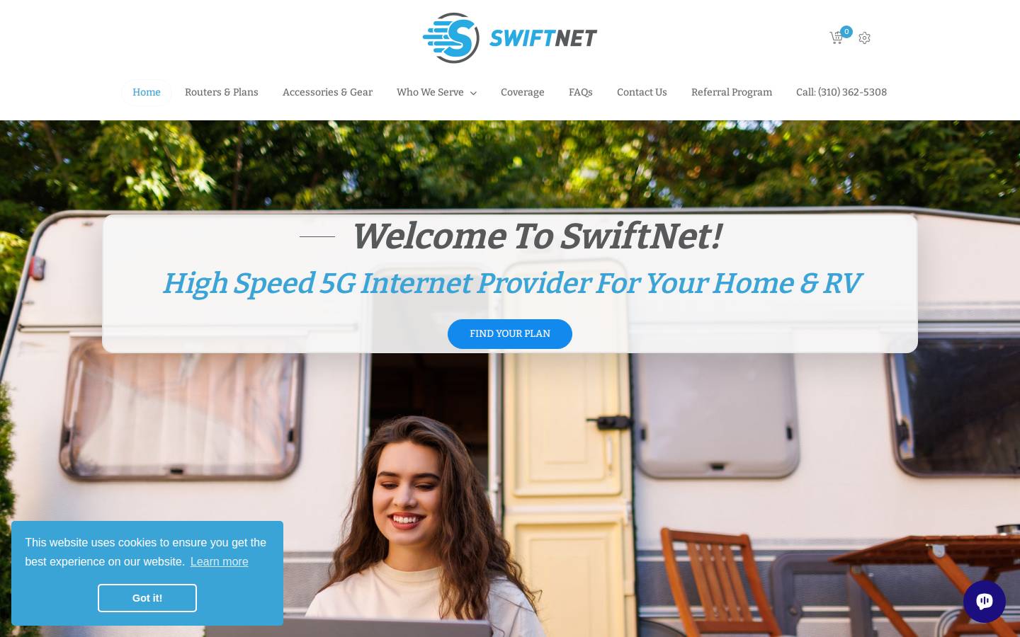 swiftnetllc.com homepage screenshot